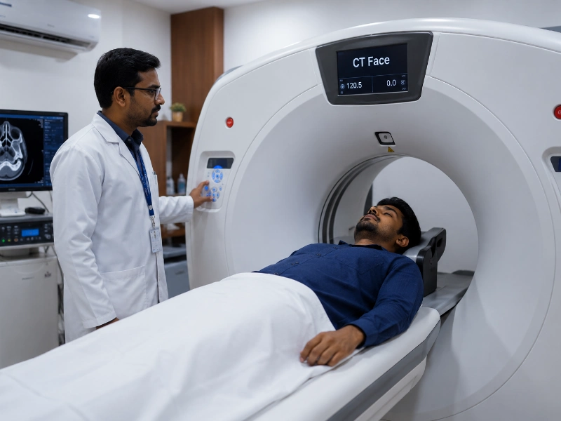 Advanced Multi-slice CT Face Scan Imaging Technology Machine